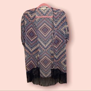 Fringe Kimono - super cute!